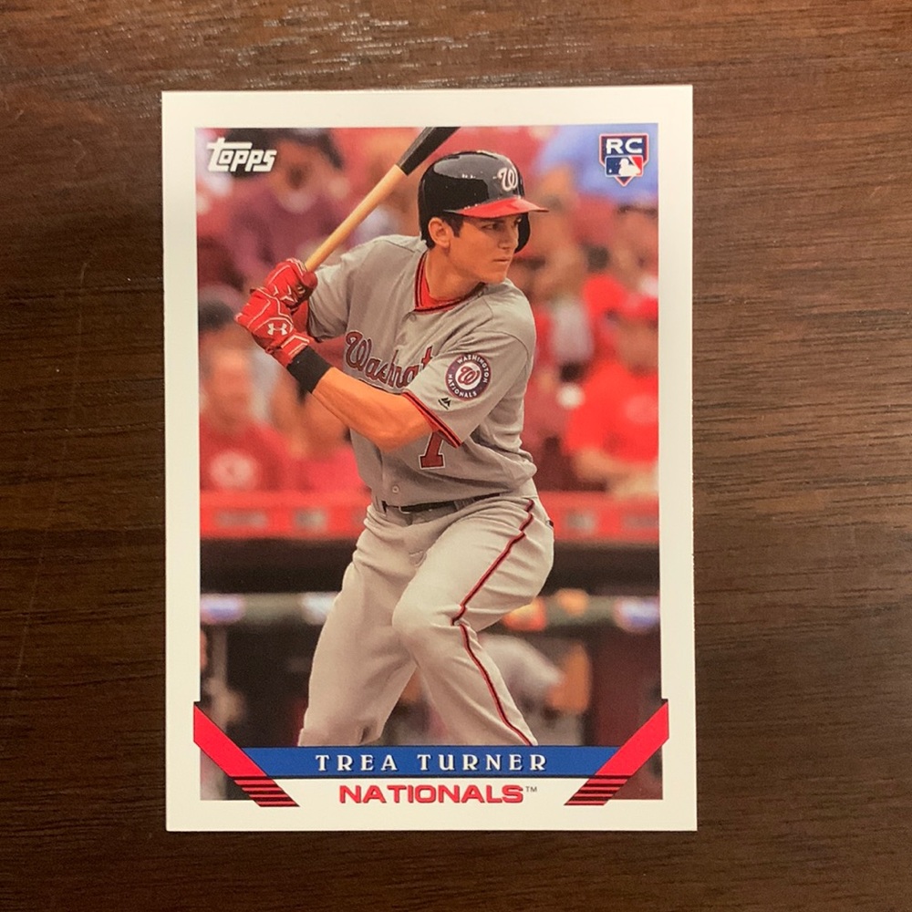 Trea Turner 2016 Topps Baseball Rookie Card #TAR-2